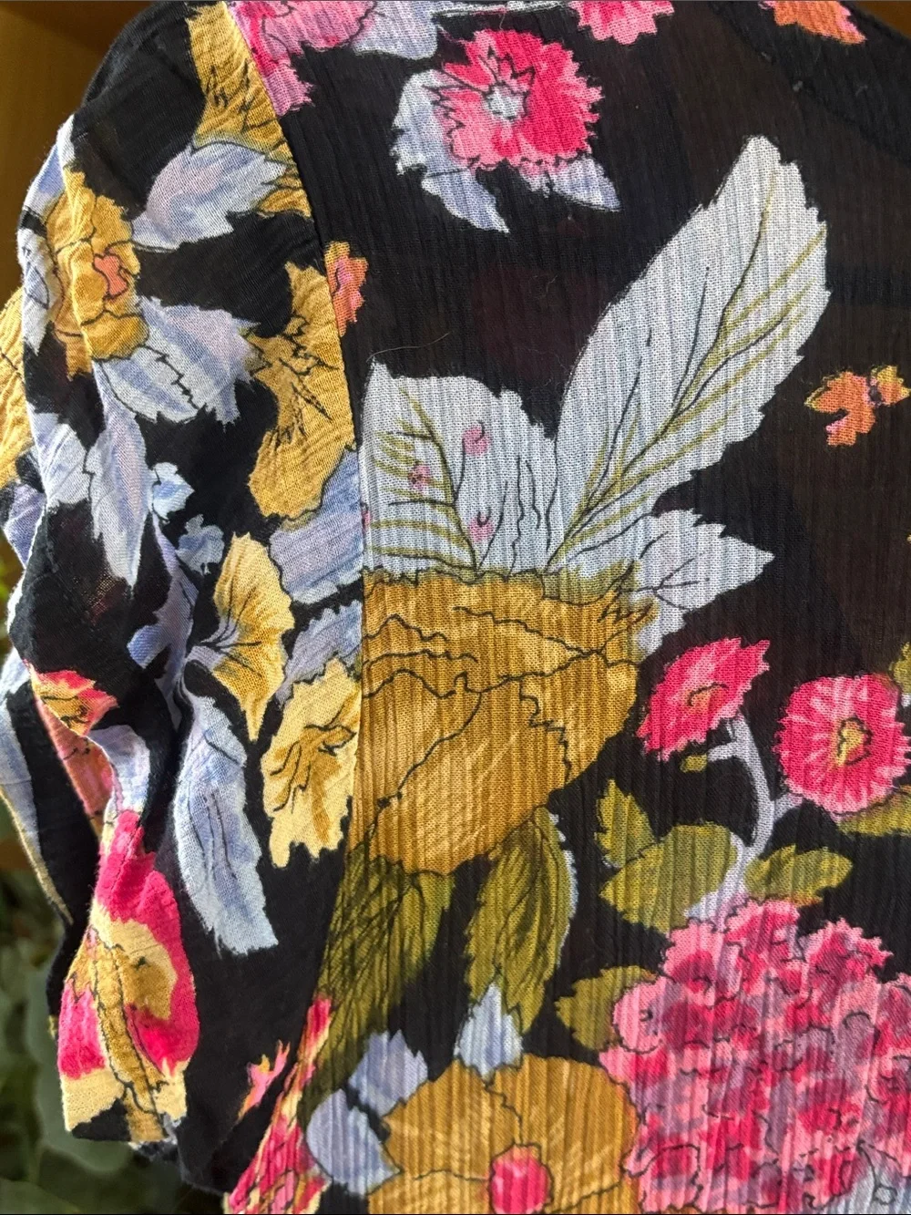 Vintage 90s Jasmine by KVM Black Floral Rayon Midi Dress Small